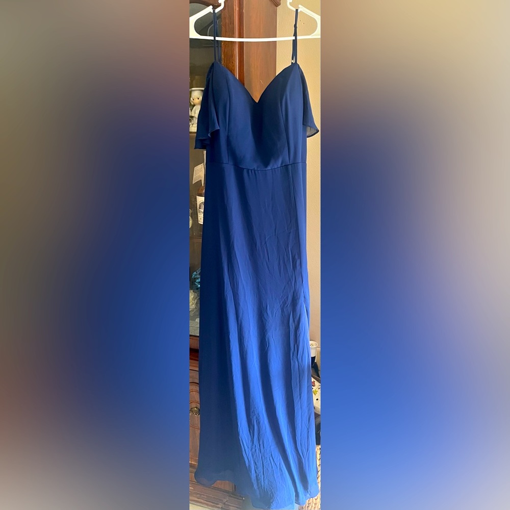 Navy blue bridesmaids dress - worn once